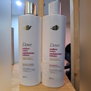 New Dove Damage Therapy Endless Waves Shampoo and Conditioner Set. 355ml